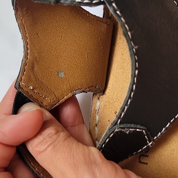 NATURALIZER Natural Soul. Sandal Black Leather. Size 6.5 - Picture 10 of 17